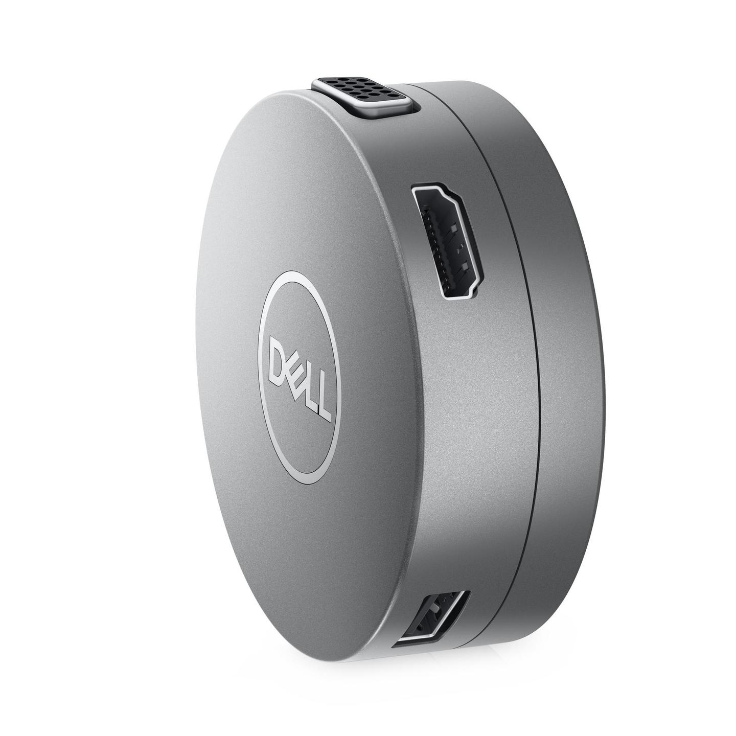Docking Station Dell USB-C Mobile Adapter DA310 / USB-C / HDMI / DisplayPort / VGA / 90W - Argjend - 4