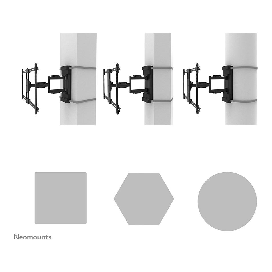 Mbajtëse për Monitor Neomounts WL40S-910BL16 / 40"-70" / 45kg / VESA 200x100-600x400 - Zezë - 10