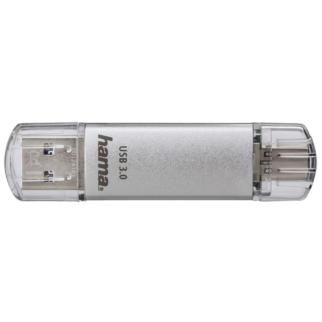 USB Flash Drive Hama C-Laeta / 32GB / USB 3.2 Gen 1 / 40MB/s Read - Argjend - 2