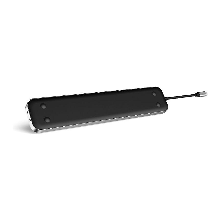 Docking Station Plusonic PSUC2501, USB-C 9-in-1, 2x HDMI, DisplayPort, Gigabit LAN, USB 3.0, PD 100W - Hiri - 3
