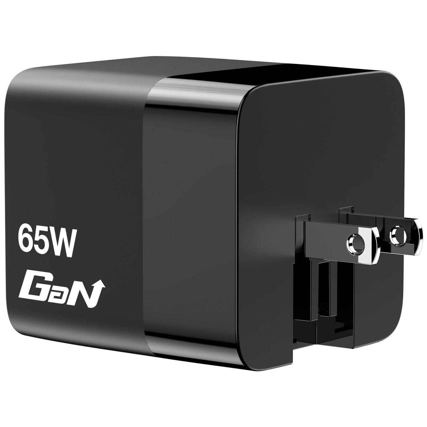 Karikues Verbatim 32217 / 65W / GaN / USB-C PD 3.0 / USB-A QC 3.0 / Kabllo USB-C Retractable / PPS – Zezë - 2