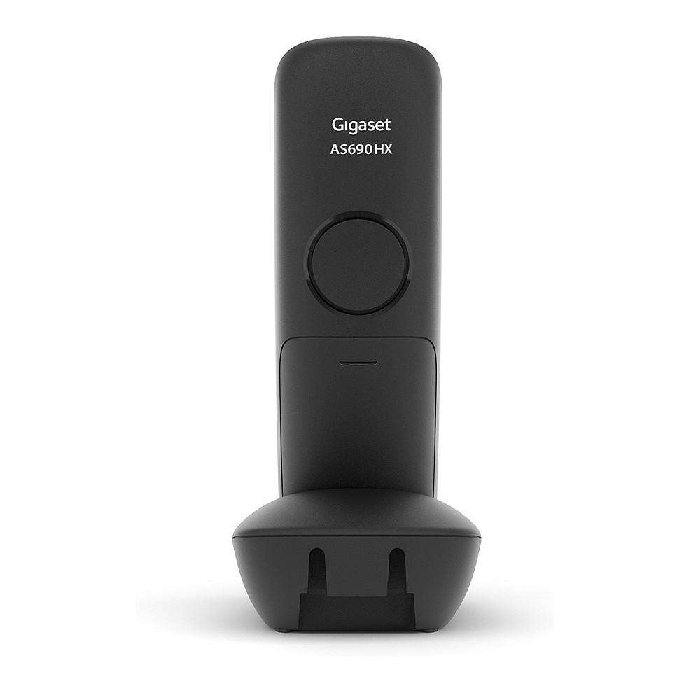 Telefon i Thjeshtë Gigaset AS690HX, 2" LCD, DECT/GAP, CAT-iq 2.0, deri në 150 Kontakte - Zezë - 7