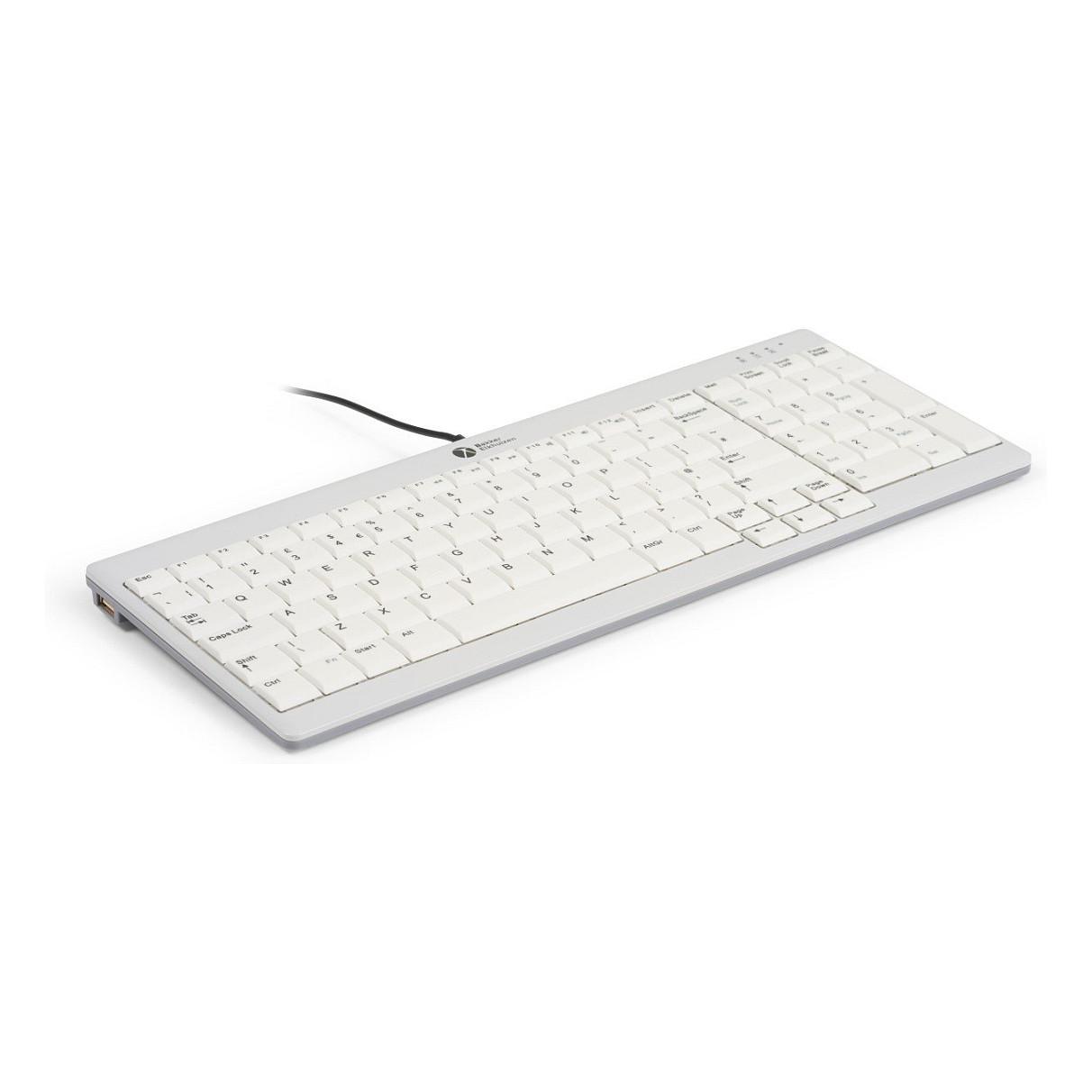 Tastierë me kabllo BakkerElkhuizen UltraBoard 960 V2 Compact Standard / US QWERTY / Scissor / 100% / USB - Gri - 4
