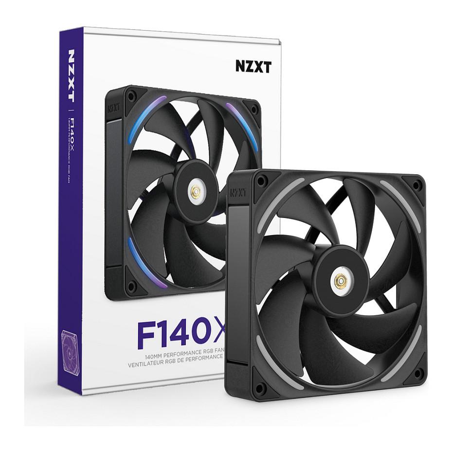 Ftohës për Kasë NZXT F140X, 140mm - Zezë - 2