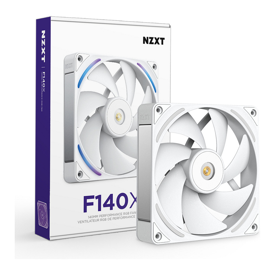Ftohës për Kasë NZXT F140X / 140mm / 2400 RPM / PWM / ARGB – Bardhë - 2