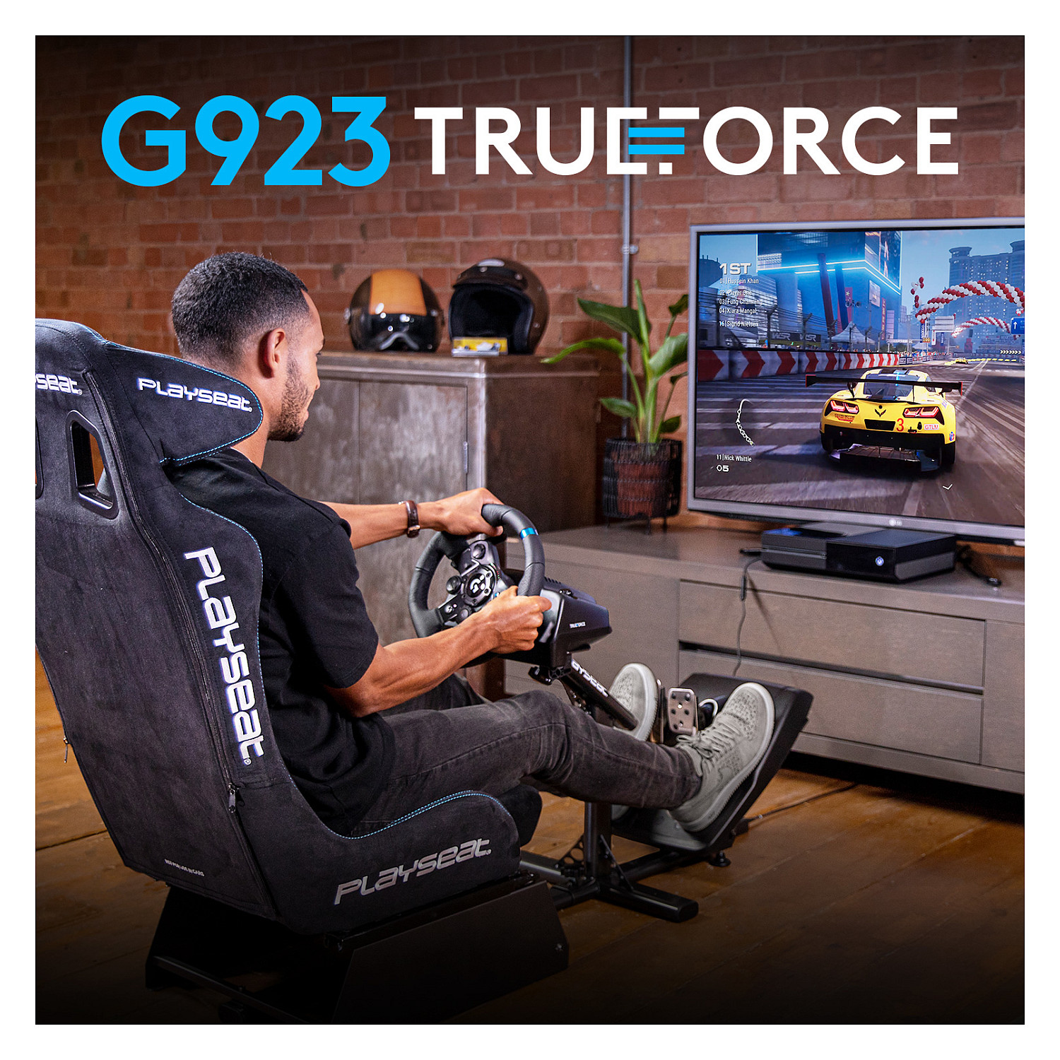 Timon për Logitech G923 TRUEFORCE (PC/Xbox) - Zezë - 5