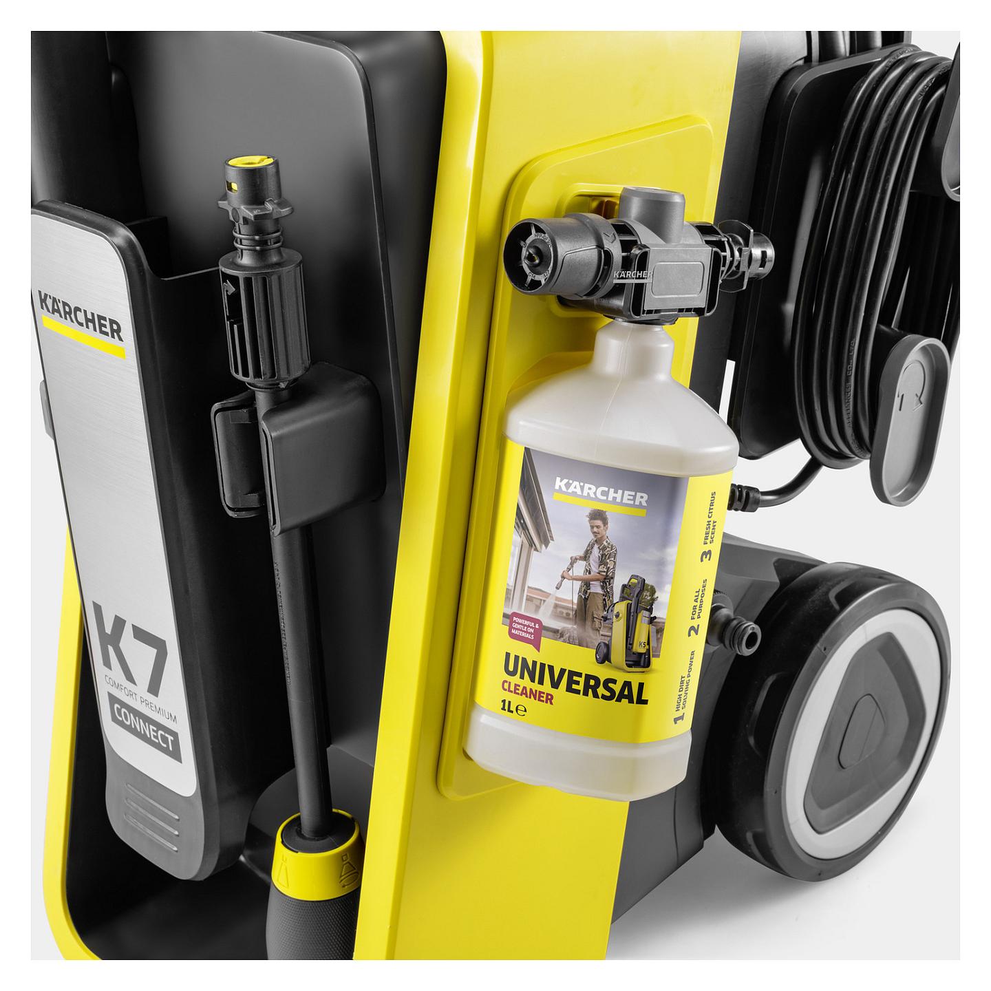 Pastrues me presion Kärcher K 7 Comfort Premium Connect / 3000W / 180 Bar / 600L/h / PremiumFlex - Verdhë/Zezë - 4