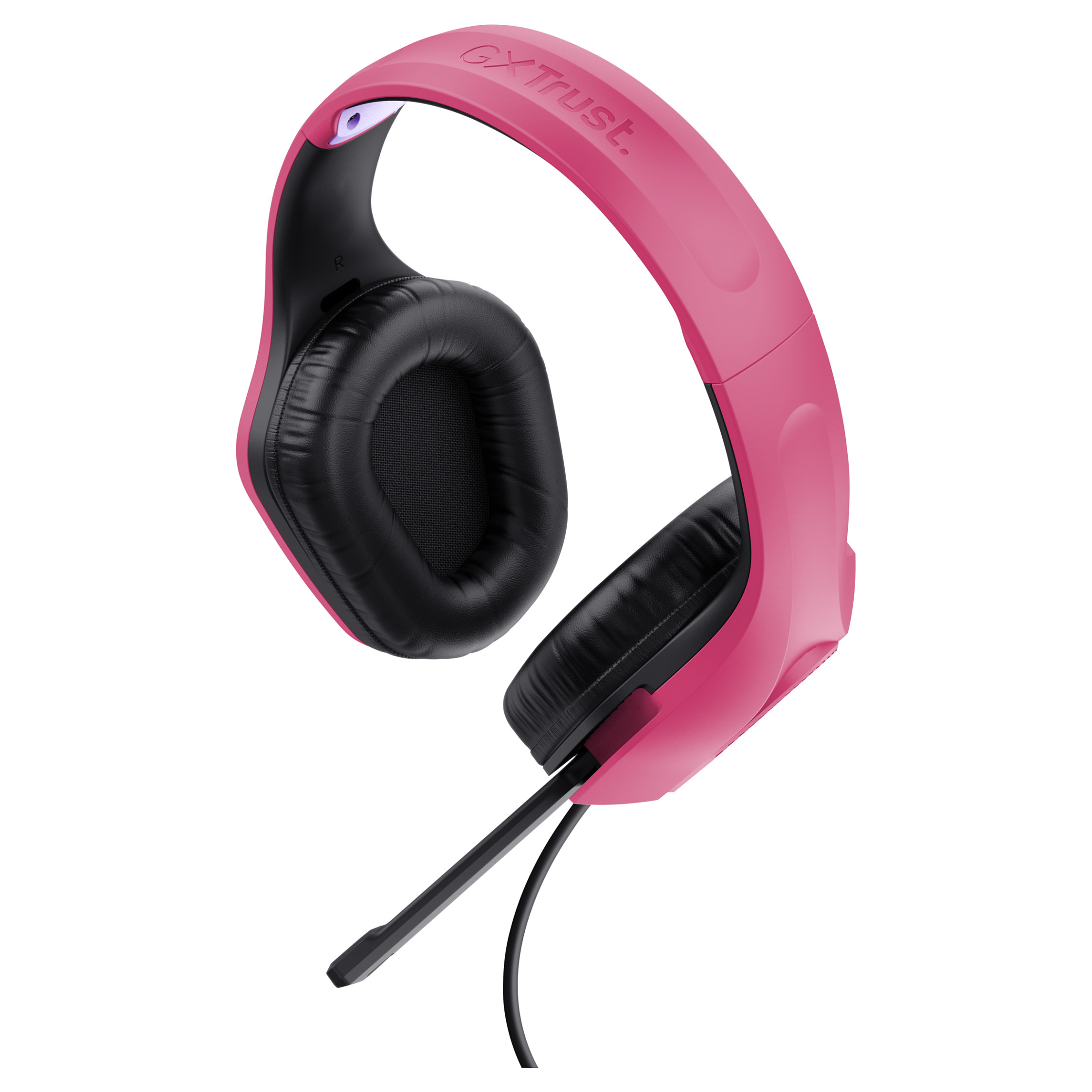 Kufje Gaming Trust GXT 415P Zirox / Wired / Over‑Ear / 50 mm / 3.5 mm / Mikrofon / 2 m – Rozë - 4