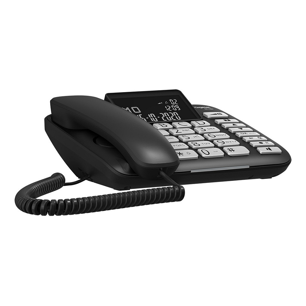 Telefon i thjeshtë Gigaset DL780 Plus / Analog / DECT & Hands-Free - Zezë - 4