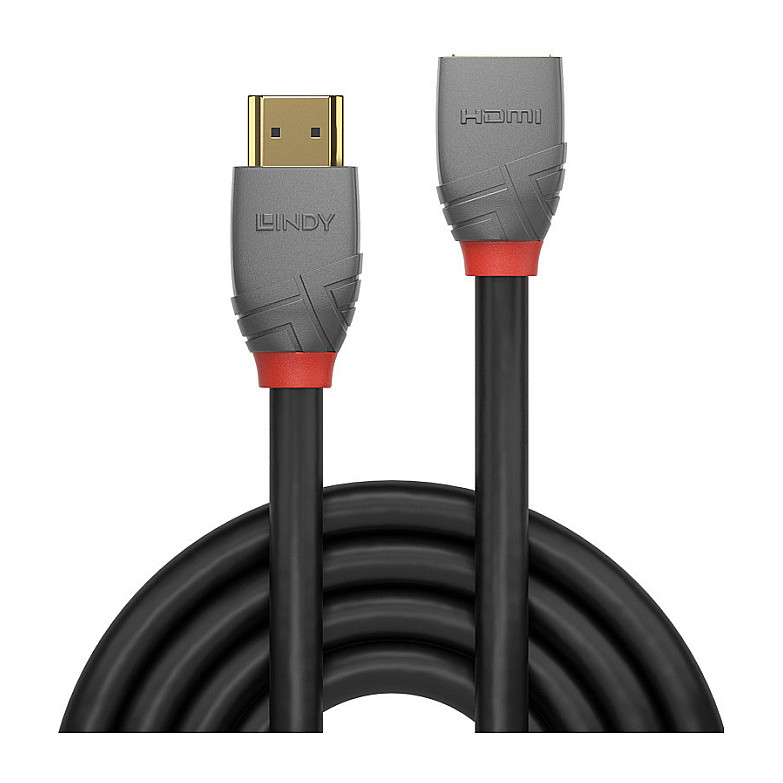 Kabllo HDMI Lindy 36476 / HDMI në HDMI / 1m / HDMI 2.0 / 4K 60Hz - Zezë - 2