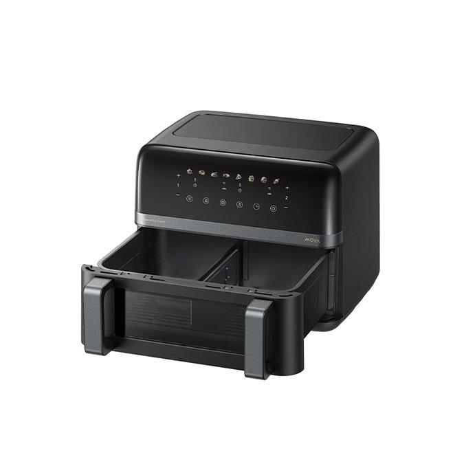 Fryer MOVA FD20 Pro / 9 L / 2700 W / 2 Zona nga 4.5 L / 360° Hot Air / Touchscreen - Zezë - 2