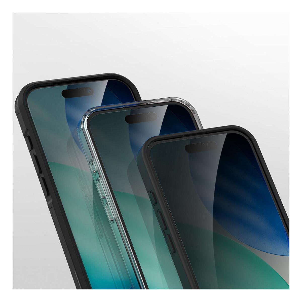 Mbrojtëse Ekrani 4smarts 541572 / iPhone 17 / 2-Way Privacy / Tempered Glass / 9H / Mounting Frame - Transparent - 5