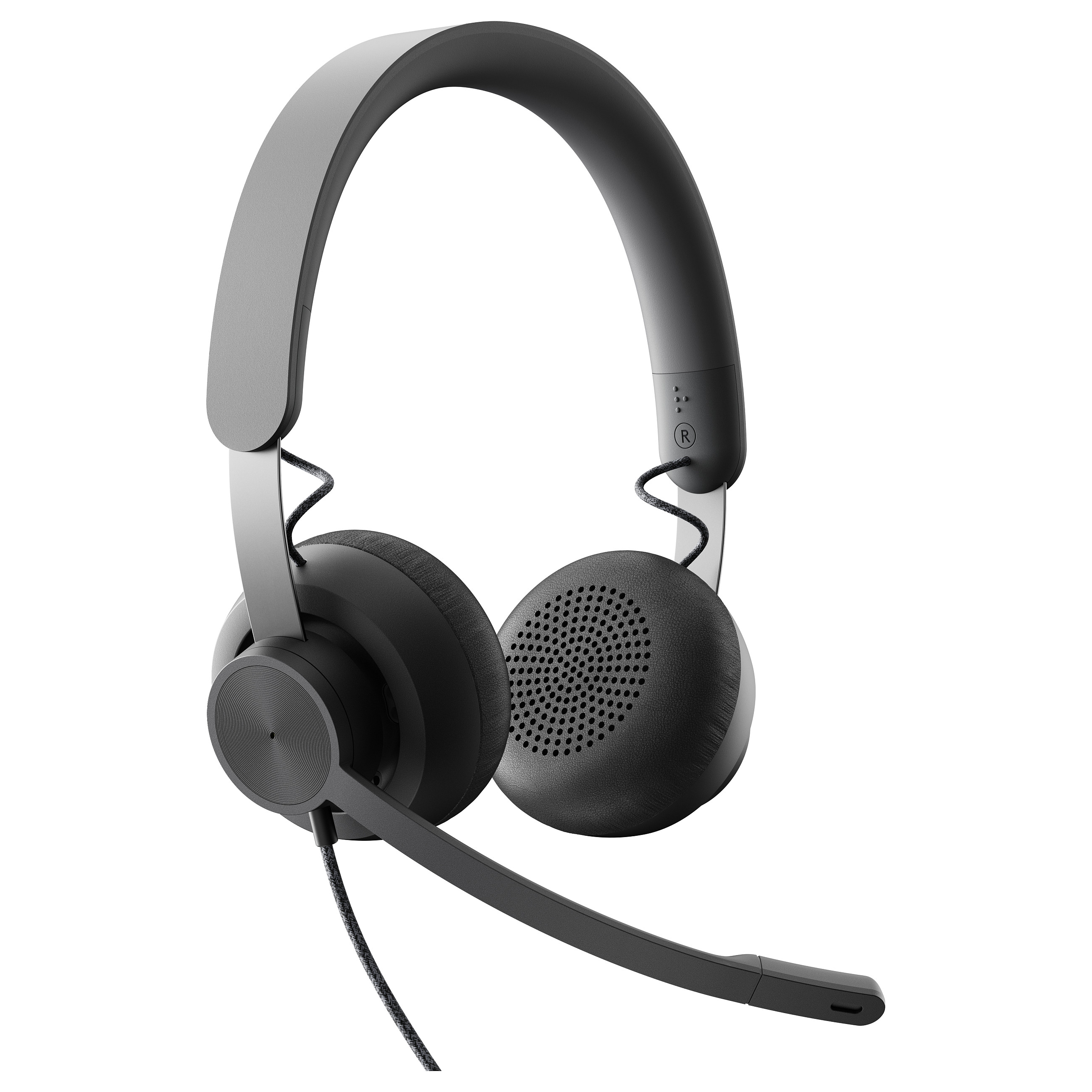 Kufje me kabllo Logitech Zone Wired UC / USB-C & USB-A / Duo - Graphite - 3