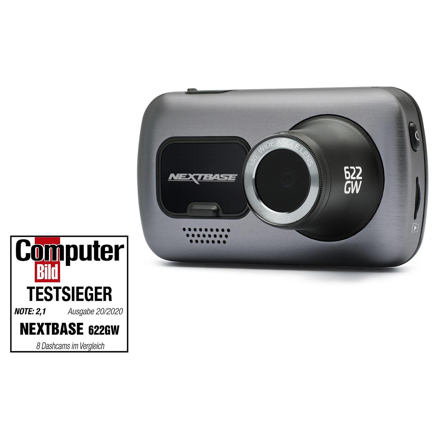 Kamerë për regjistrimin e udhëtimeve (Dashcam) Nextbase 622GW / 4K / 140° / GPS / Wi-Fi / Bluetooth 5.0 / Ekran IPS 3" / Night Vision / Image Stabilization / Alexa - Zezë - 13