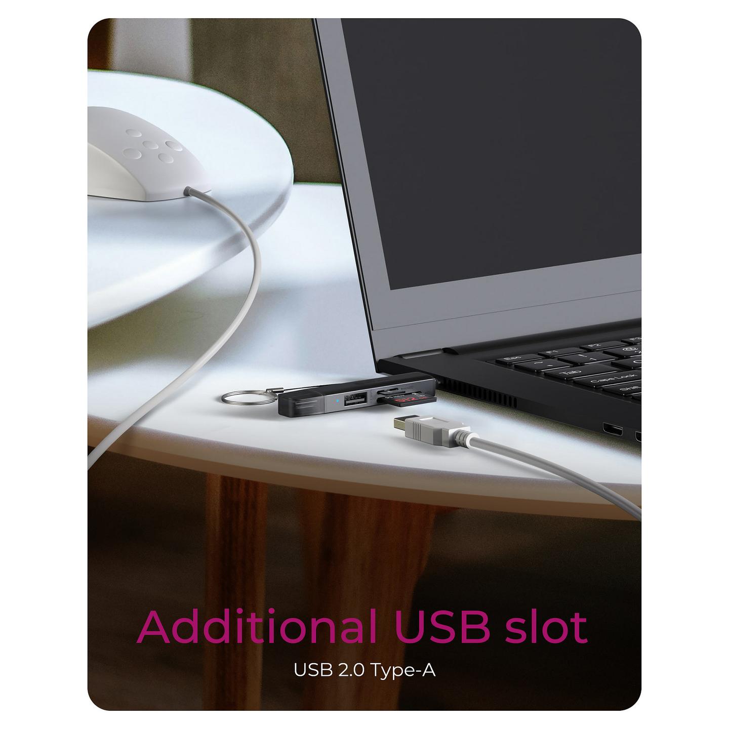 Lexues Kartelash ICY BOX IB-CR203-CU3 / SD / SDHC / SDXC / microSD / microSDHC / microSDXC / USB 3.2 Gen 1 / USB-A / USB-C / 5 Gbit/s - Zezë - 3