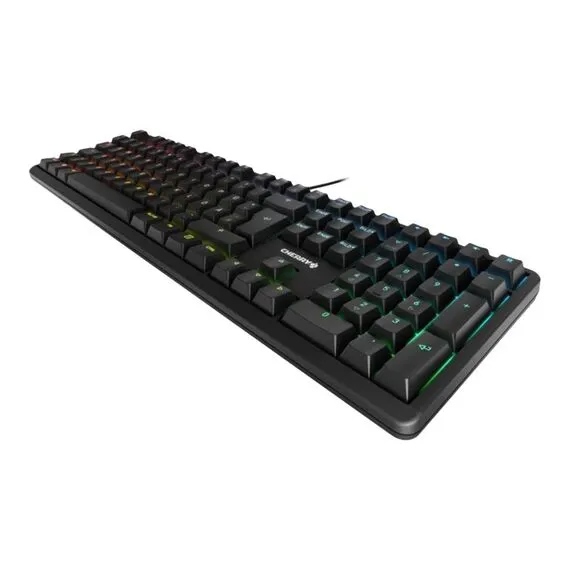 Tastierë Gaming CHERRY G80-3000N RGB / Wired / 105 + 4 Keys / MX Silent Red / USB / QWERTZ German / RGB - Zezë - 4