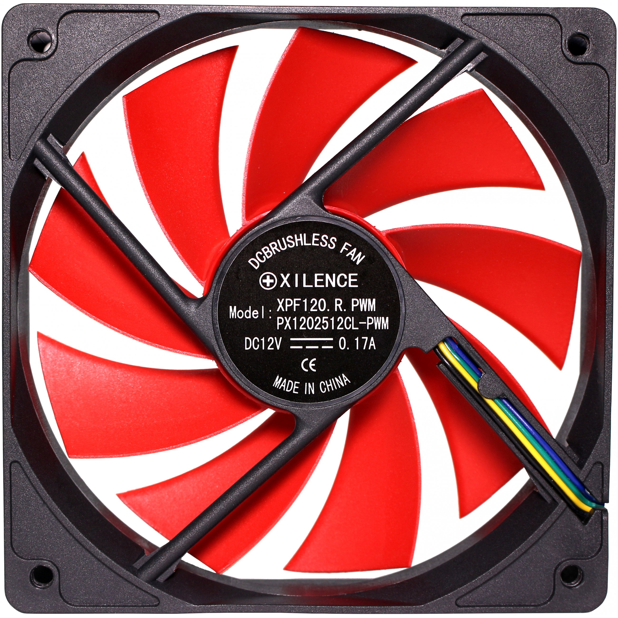 Ftohës për Kasë Xilence XPF120.R.PWM / 120mm / 1500 RPM / PWM – Kuqe/Zezë - 2