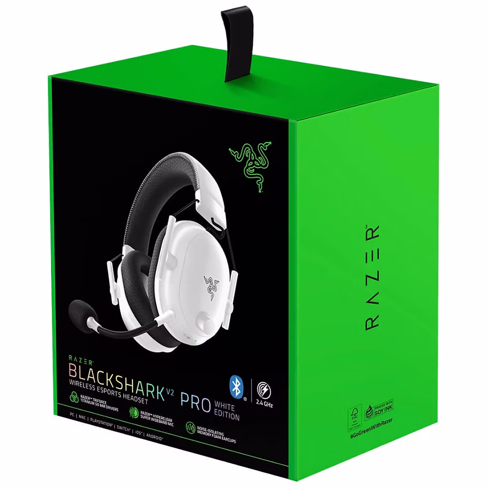 Kufje Gaming Razer BlackShark V2 Pro / Wireless – Bardhë - 4