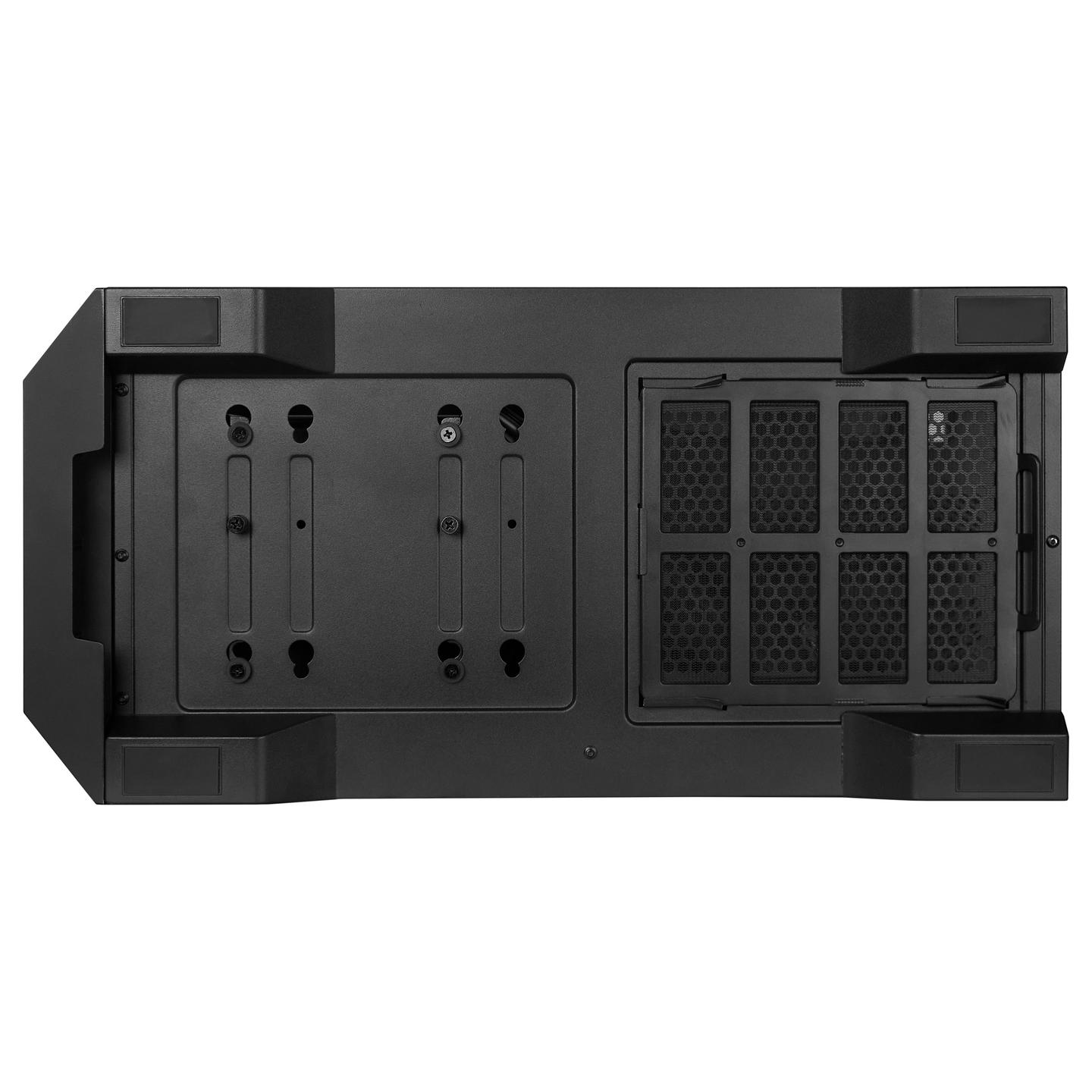 Kasë Chieftec APEX LUMO Mesh GA-01B-L-OP, Midi-Tower, E-ATX, 4x140mm ARGB, Xham i Temperuar, USB Type-C - Zezë - 18