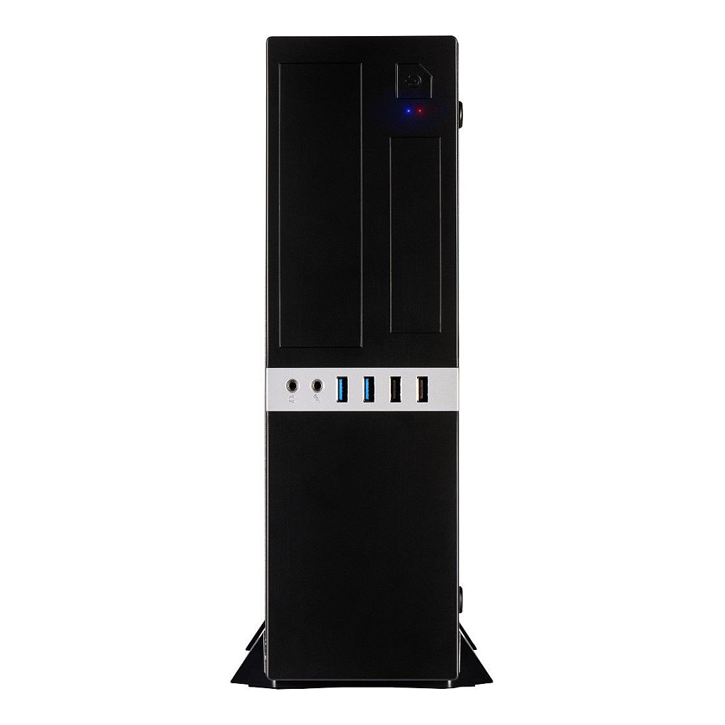 Kasë PC Inter-Tech IT-503 / Mini Tower / Micro-ATX / Mini-ITX / 2x USB 3.0 + 2x USB 2.0 - Zezë - 5