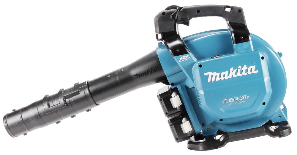 Fryrëse dhe Thithëse për Gjethe Makita DUB363PG4V, 2x18V, Brushless, 65m/s, 13.4m³/min, Qese 50L, 4x6Ah, Karikues i Dyfishtë - Blu/Zezë - 2