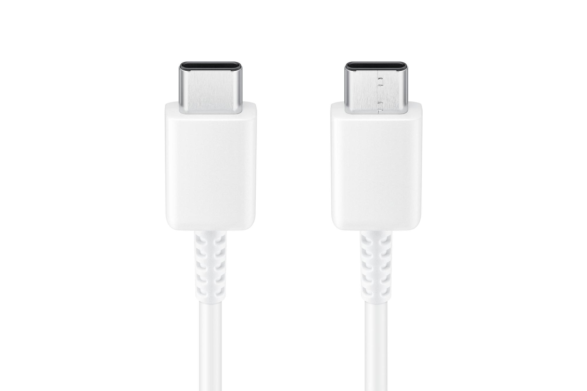 Kabllo Samsung USB-C / USB-C EP-DA705BWEGWW / 1m / 60W / USB 2.0 - Bardhë - 3
