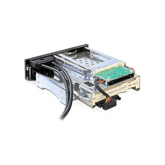 Aksesor për Disqe DeLOCK 47209 / 5.25" / 2.5"+3.5" SATA HDD / 2x USB 3.0 - Zezë - 4