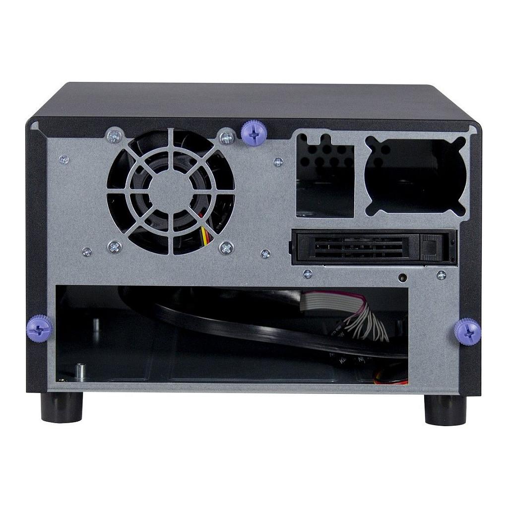Kasë Inter-Tech SC-2100, Mini-ITX, Mini-Tower, 2x Hot-Swap 2.5"/3.5", 1x Hot-Swap 2.5", USB 3.0, USB 2.0 - Zezë - 3