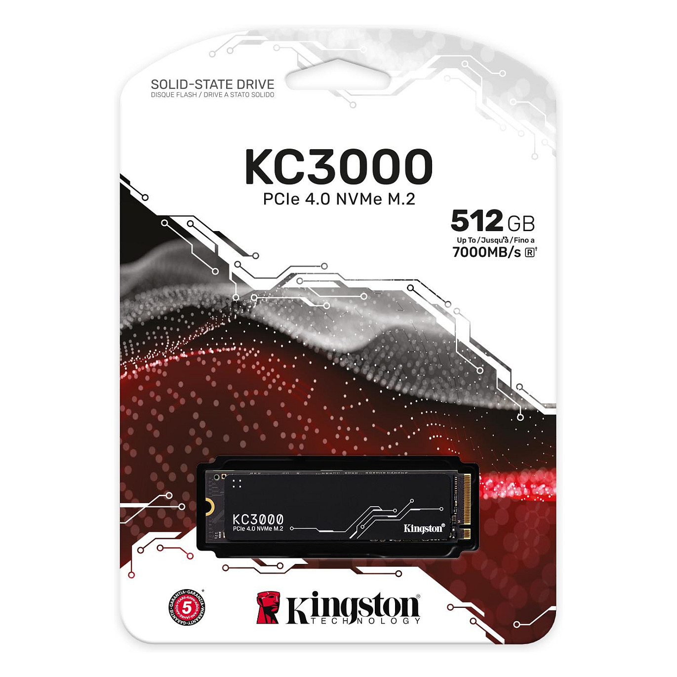 SSD të Brendshëm M.2 512GB Kingston KC3000 NVMe PCIe 4.0 x 4 - 4