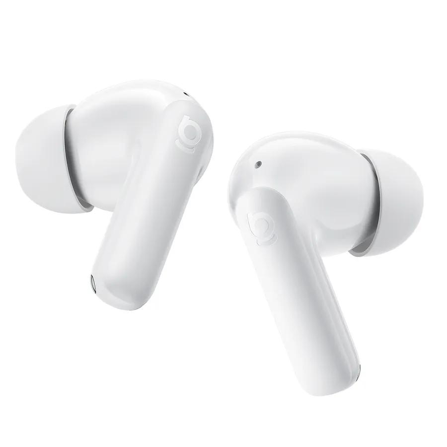 Kufje pa kabllo Baseus Bass BP1 NC / In-Ear / Bluetooth 6.0 / 12 mm / ANC / Multipoint / 4 Mikrofona / Low Latency – Bardhë - 2