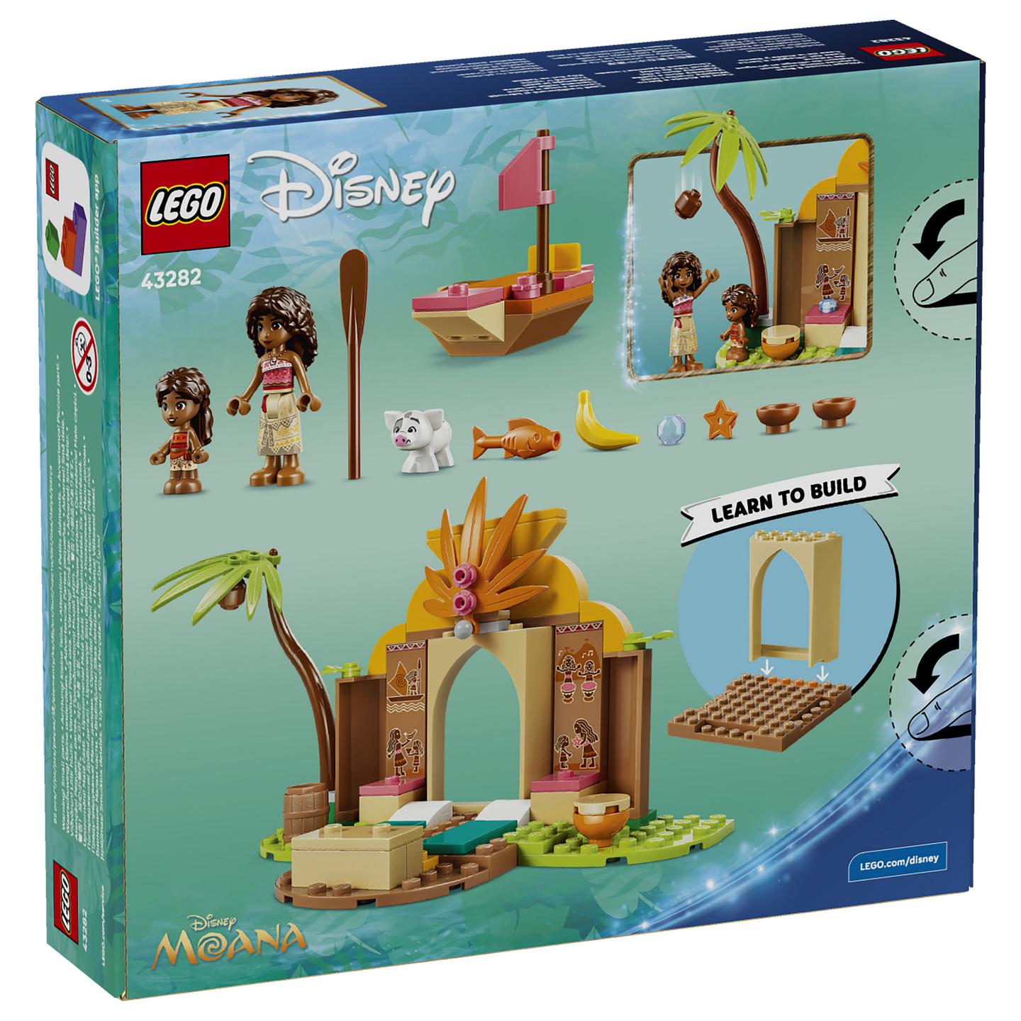 LEGO Disney Princess Moana’s Hut and Boat 43282 - 11