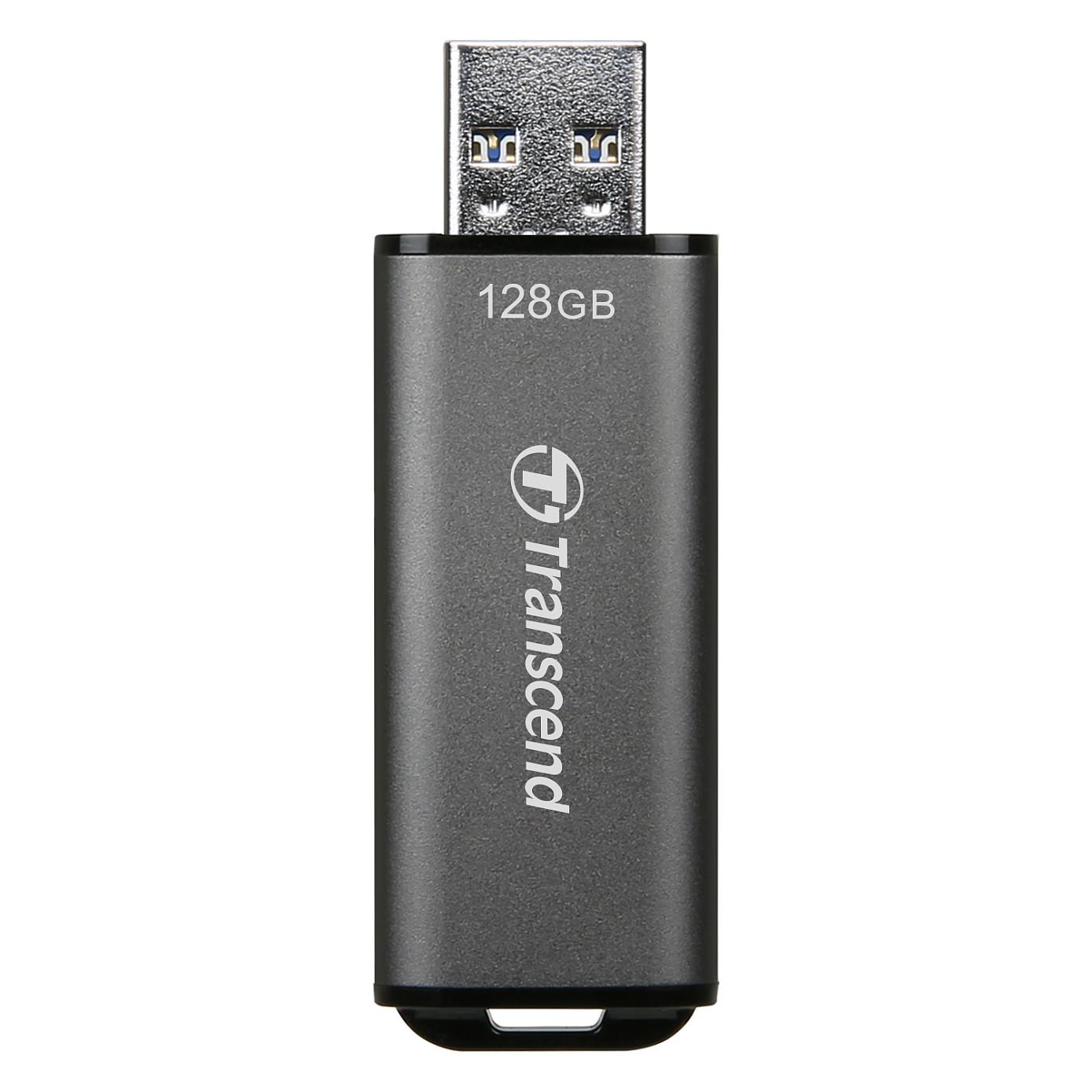 USB Flash Drive Transcend JetFlash 920 / 128GB / USB 3.2 Gen 1 / USB Type-A / 420MB/s Lexim / 400MB/s Shkrim / Trup alumini / 62 × 20 × 7.8mm / 10g - Gri - 7