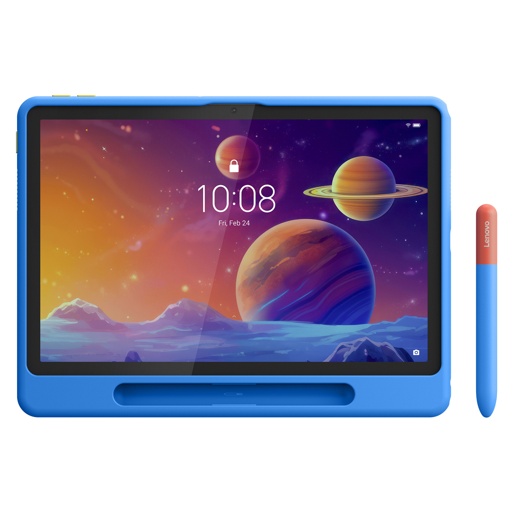 Aksesorë për tablet Lenovo Play Suite ZG38C07051 / Case / 10.1" / Silicone + PU Plastic / Stand / Stylus - Blu - 7