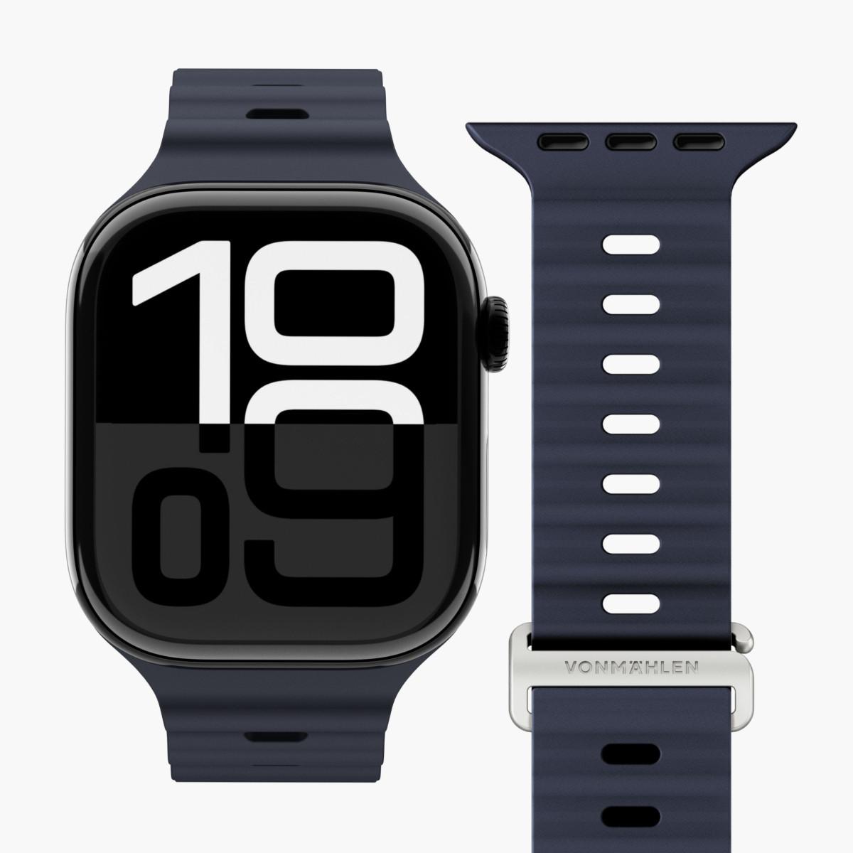 Rrip për ora Vonmählen Wave Band 2, 38mm, 40mm, 41mm - Blu