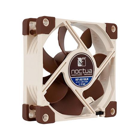Ftohës për Kasë Noctua NF-A8 ULN, 80mm, 1100–1400 RPM, 3-pin - Kafe/Krem - 2