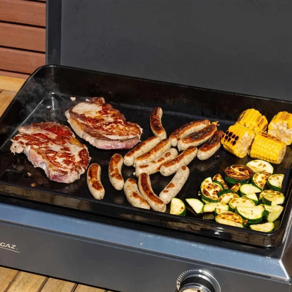 Grill me Gaz CAMPINGAZ Plancha Sigma 1 CV, 2.8kW, 30x45cm, 1 Djegës, Elektronik - Zezë/Argjend - 4