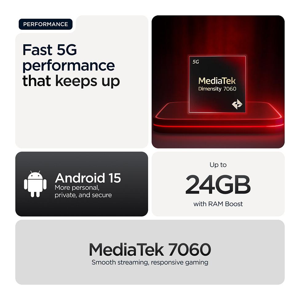 Telefon Motorola Moto G56 / 8GB / 512GB / 5G / Hybrid Dual SIM - Zezë - 17