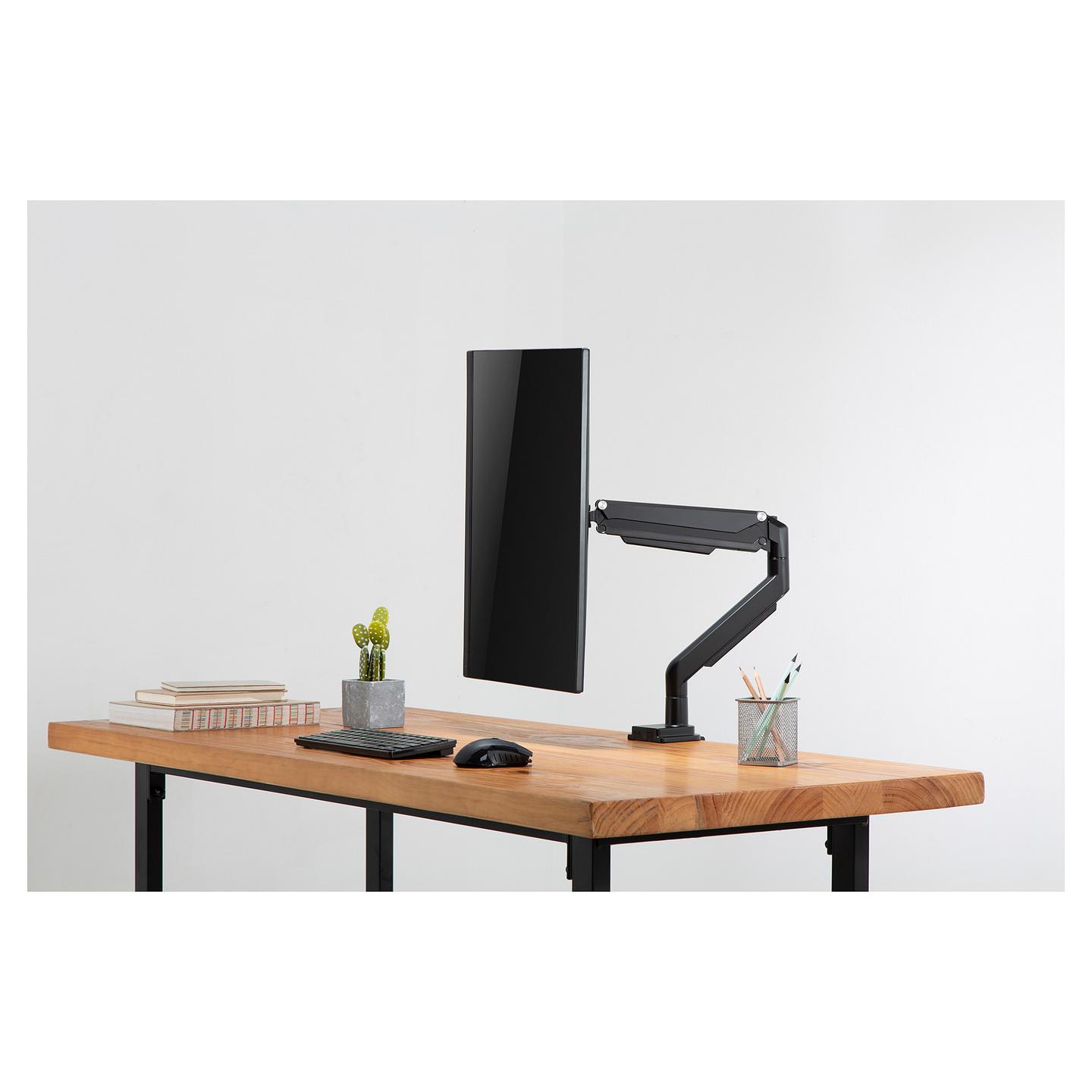 Mbajtëse për Monitor DIGITUS DA-90394 / 1 Monitor / 15"-32" / 9kg / VESA 75x75-100x100 / Gas Spring / Tavolinë - Zezë - 10