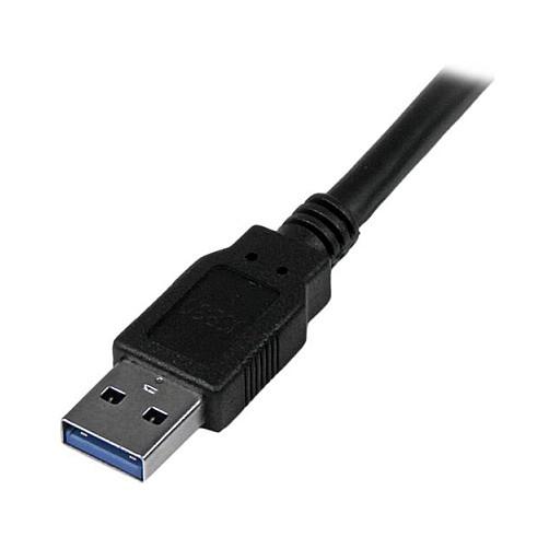 Kabllo USB StarTech.com USB3SAB3MBK, USB 3.0, USB-A Mashkull në USB-B Mashkull, 5Gbps, 3m - Zezë - 3