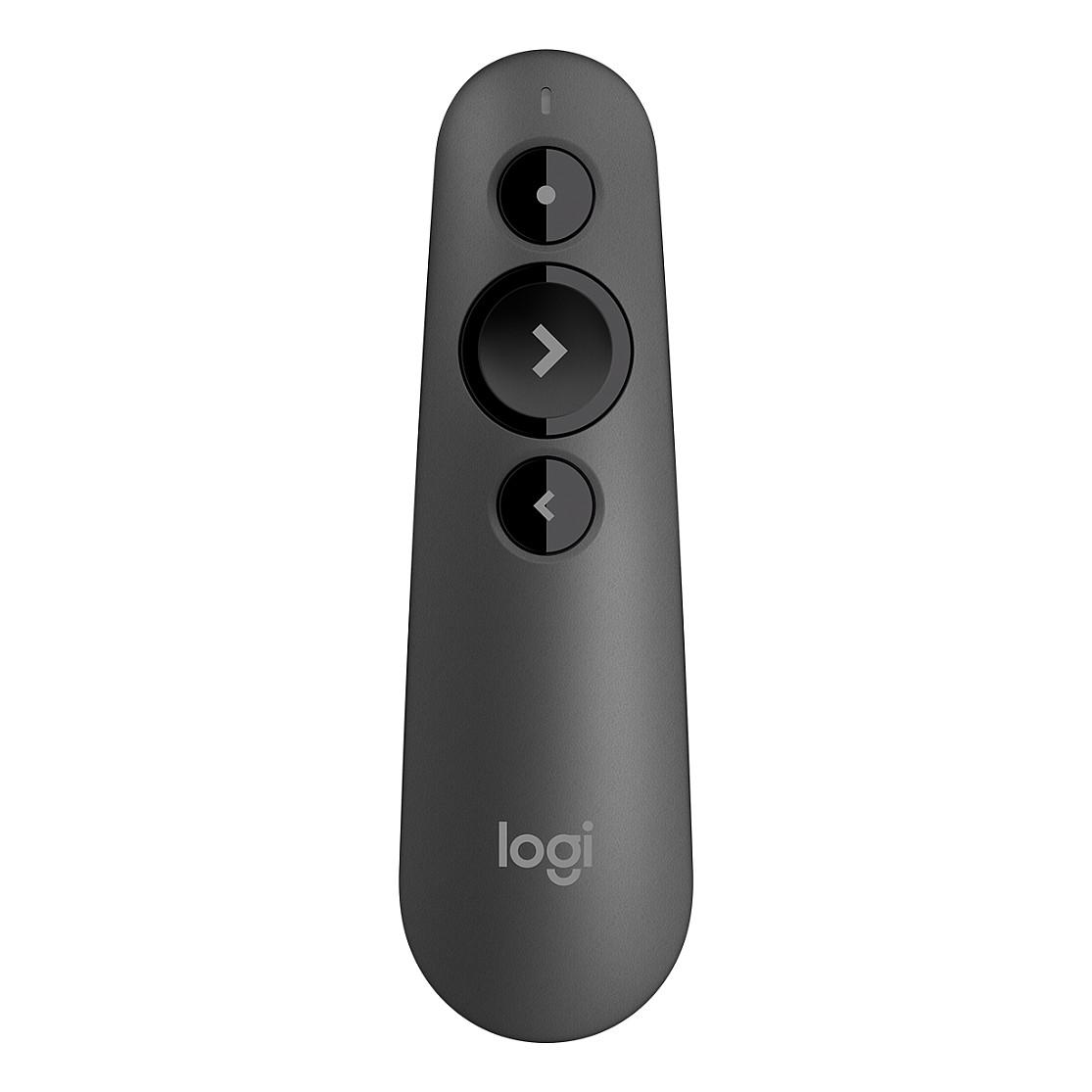 Presenter Logitech R500 / 2.4 GHz + Bluetooth LE / USB Nano Receiver / Laser Class 2 / 20m - Grafit - 2