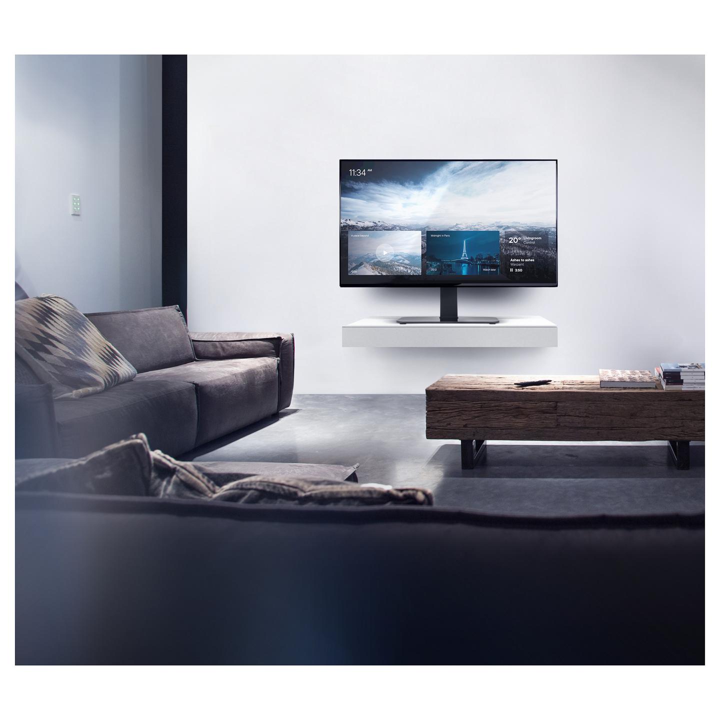 Mbajtëse për TV One For All WM2670, 32–70", VESA deri në 600×400mm, 40kg, Rrotullim 70° - Zezë - 12