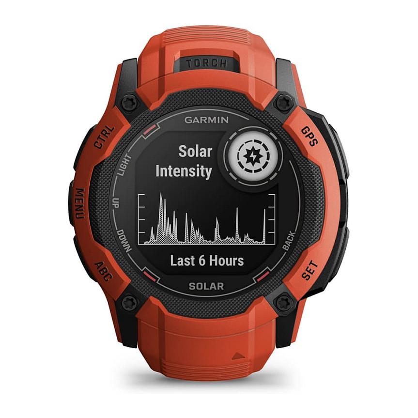 Orë e Mençur Garmin Instinct 2X Solar, GPS Multi-Band, Karikim Solar, Fener LED, Garmin Pay, 10 ATM - Kuqe - 2