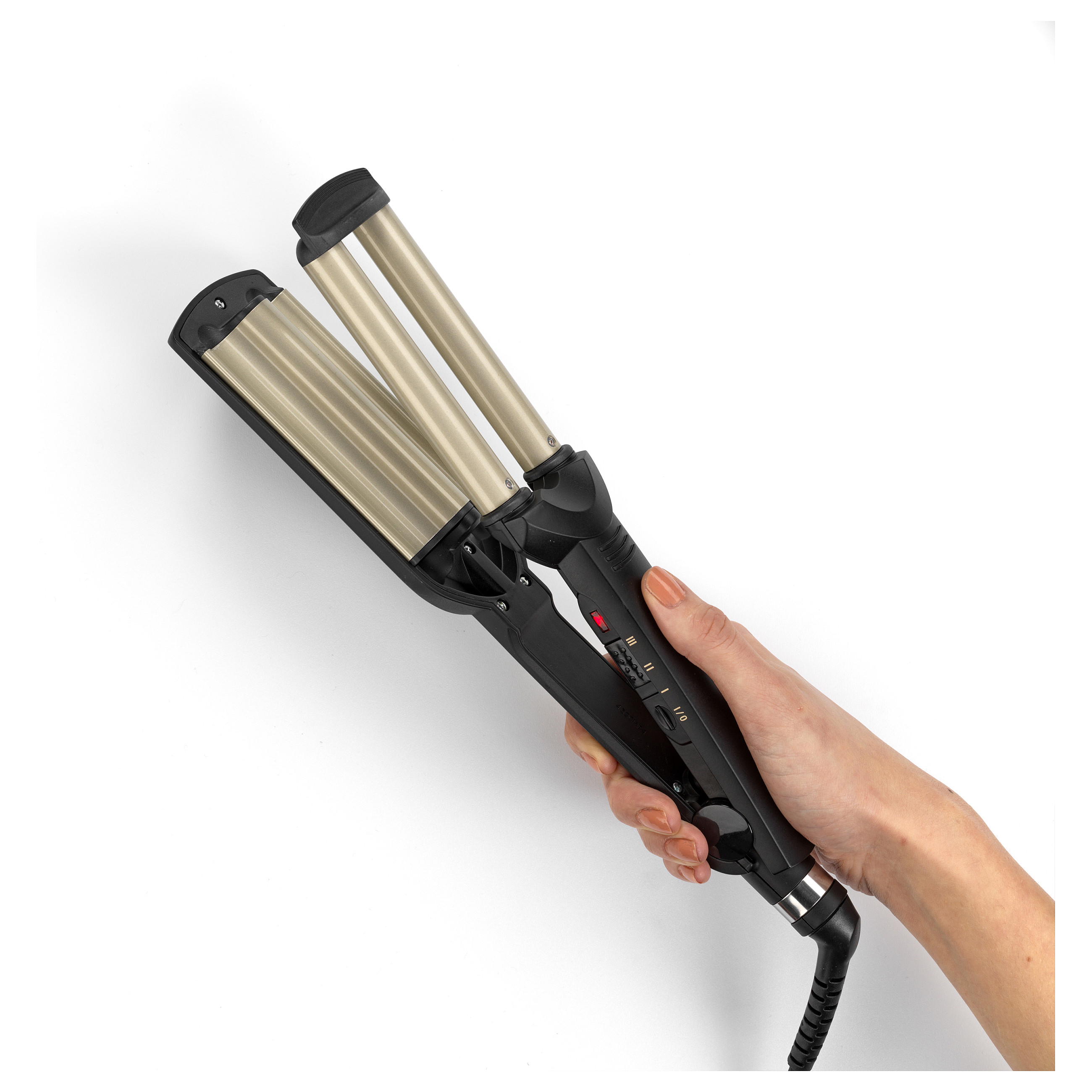Stiluese për flokë me valë BaByliss Easy Waves C260E / Titanium-Ceramic / 3 Temperatura / 200°C – Zezë/Ari - 4