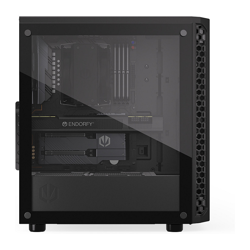 Kasë PC ENDORFY Signum 300 Core / Midi Tower / ATX / 1x 120mm + 1x 120mm Fan / Tempered Glass - Zezë - 11