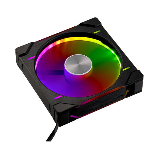 Ftohës për Kasë Phanteks D30-140 PWM Regular D-RGB / 140mm / 30mm / 250-1800 RPM / PWM / 71.93 CFM / 3.32 mmH₂O / 3-Pack – Zezë - 2