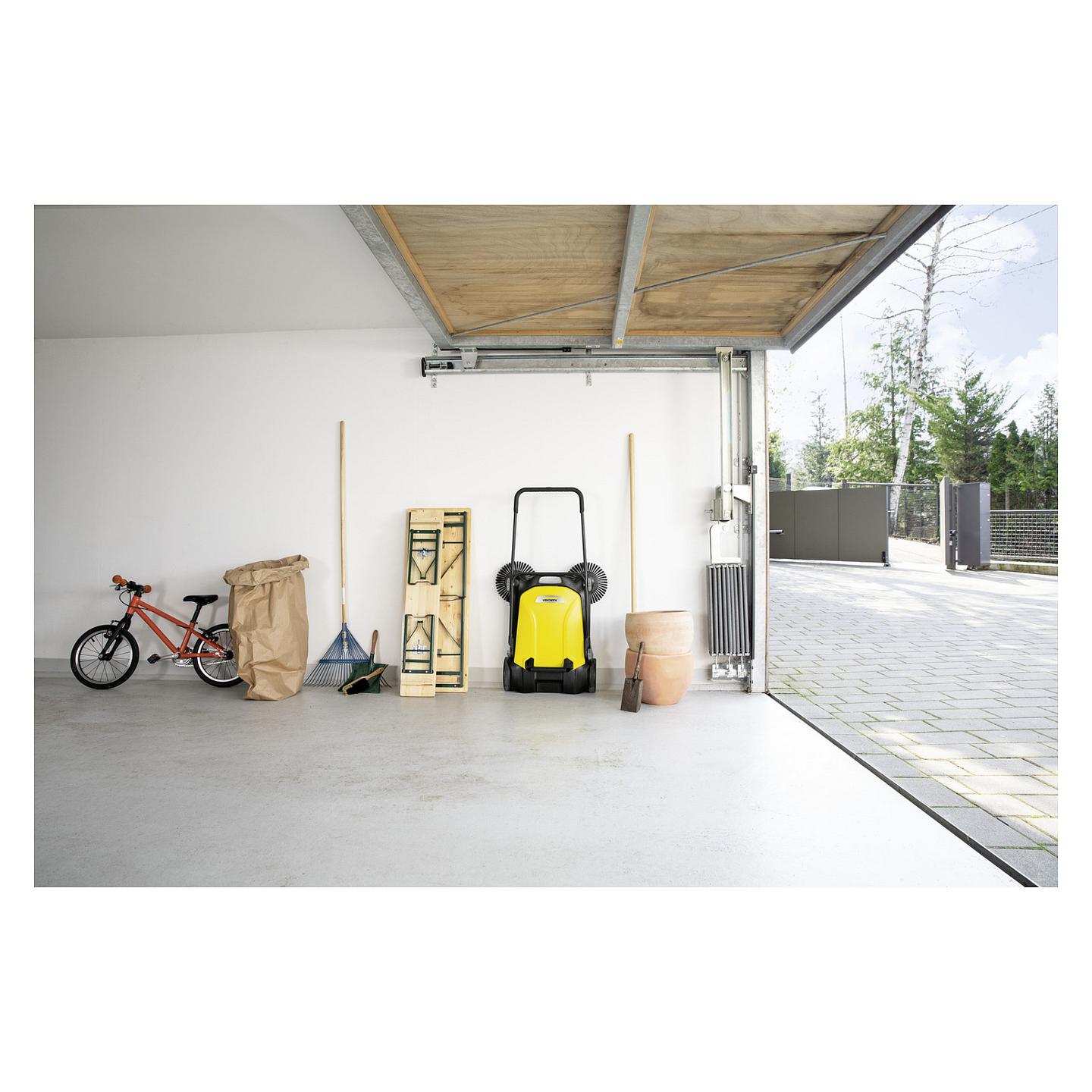 Makineri për Fshirje Kärcher S 4 Twin 2-in-1 / 680mm / 20L / 2400m²/h / 4 Furça Anësore – Zezë/Verdhë - 10