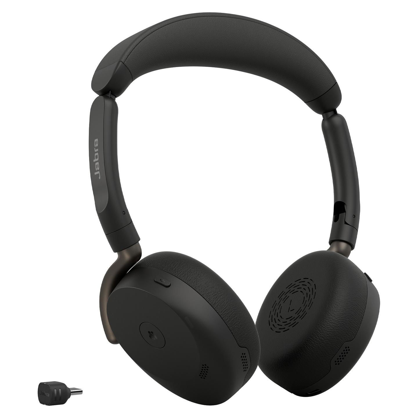 Kufje pa kabllo Jabra Evolve3 65 Flex MS Stereo / Link 390c / USB-C / Microsoft Teams / ANC / Wireless Charging Pad - Zezë - 3