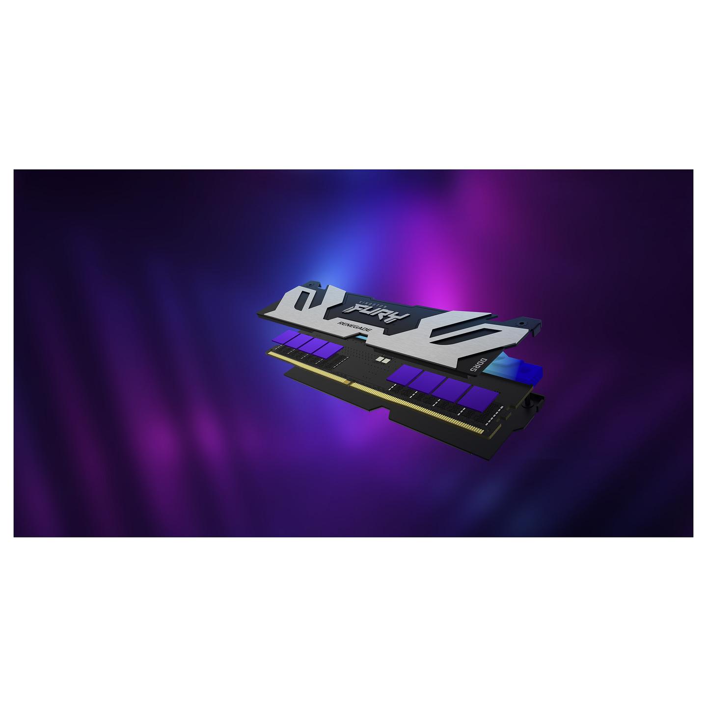 Memorie DDR5 Kingston FURY Renegade RGB, 32GB (2x16GB), 6400MHz, CL32, 288-pin, 1.4V - Zezë - 10