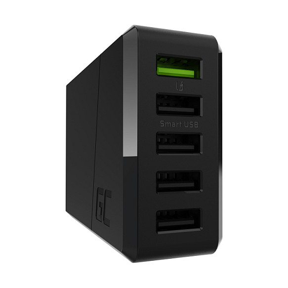 Adapter Green Cell CHARGC05 / 52W / 5x USB-A / Quick Charge 3.0 - Zezë - 2