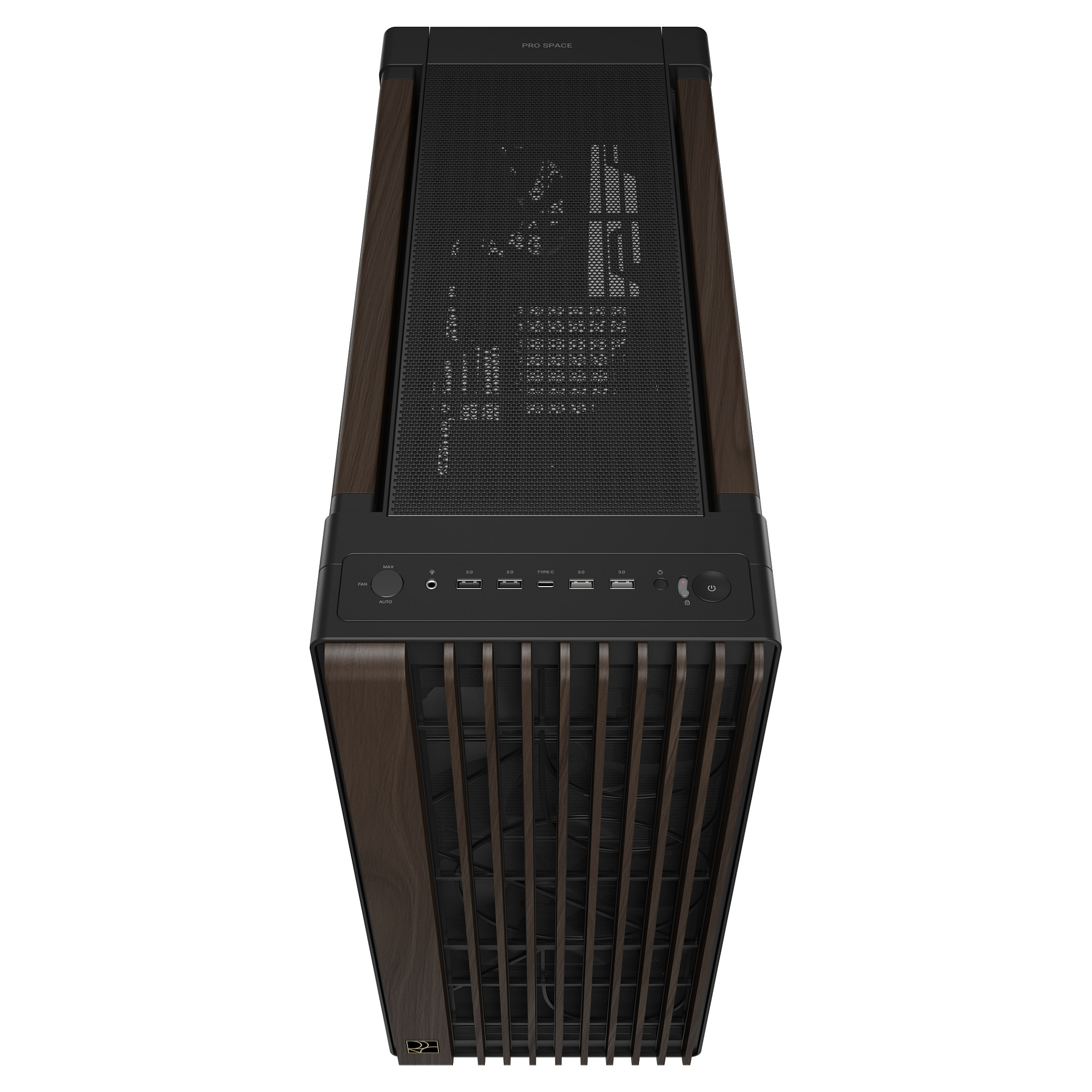 Kasë PC ASUS ProArt PA602 Wood Edition / Mid Tower / ATX / 2x 200mm Front + 1x 140mm Rear Fan / Wood Panel - Zezë - 5